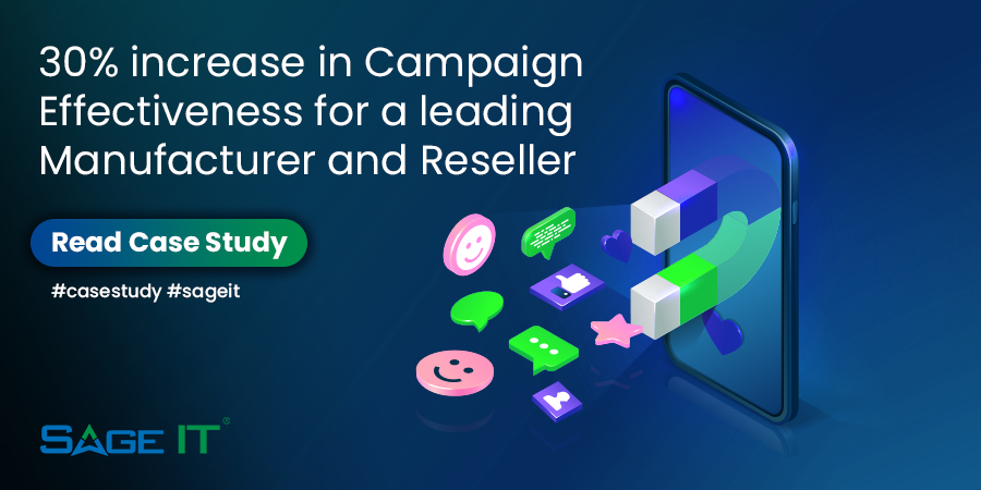 increase in campaign effectiveness for a manufacturer and reseller case study