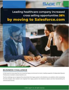 healthcare company increased cross selling opportunities salesforce case study