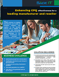 enhancing cpq effectiveness for a manufacturer case study