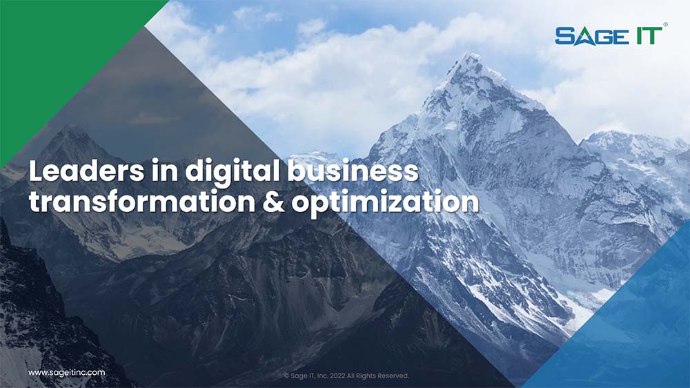 Sage IT: Leader in Digital Business Transformation & Optimization