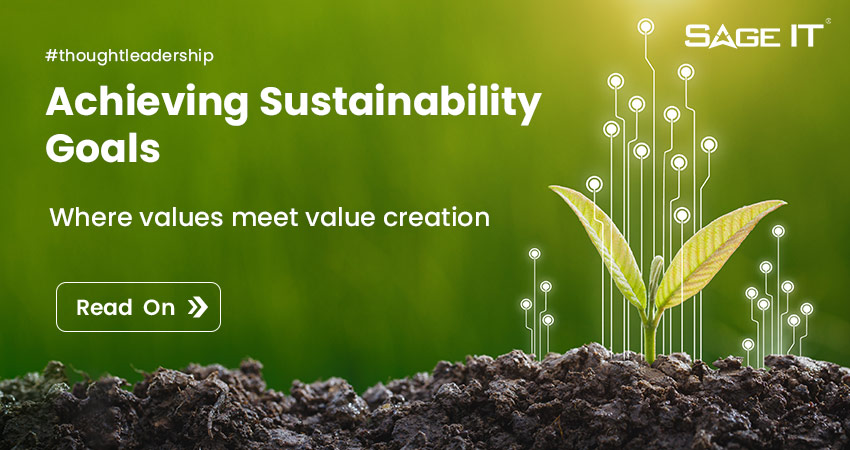 Achieving Sustainability goals – Where values meet value creation