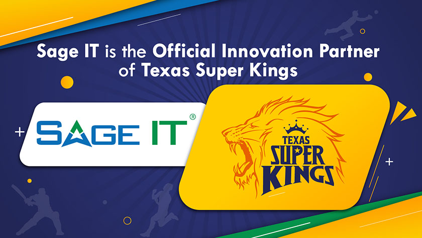 Sage IT is the Official Innovation Partner of the Texas Super Kings