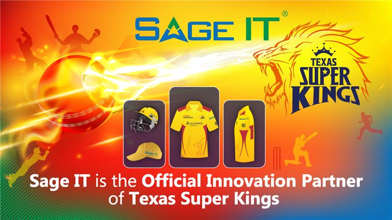 Sage IT is the Official Innovation Partner of Texas Super Kings