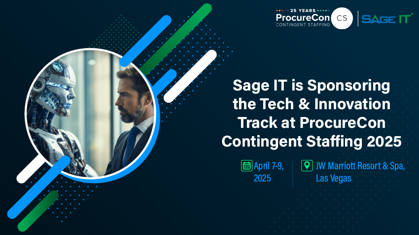 Sage IT is the Tech & Innovation Sponsor at ProcureCon Contingent Staffing 2025-new