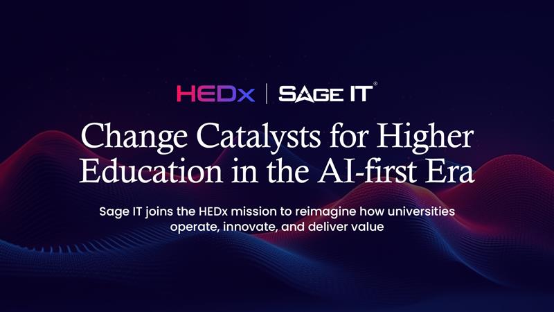Sage IT partners with HEDx to drive AI-first transformation in higher education