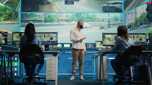OmniEye Ops Technology Lead monitoring industrial operations