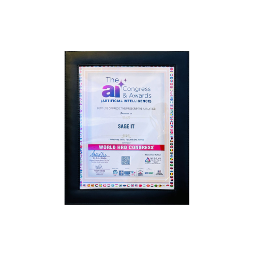 Sage IT Wins an Award for Best Use of Predictive/Prescriptive Analytics at The AI Congress & Awards 2025